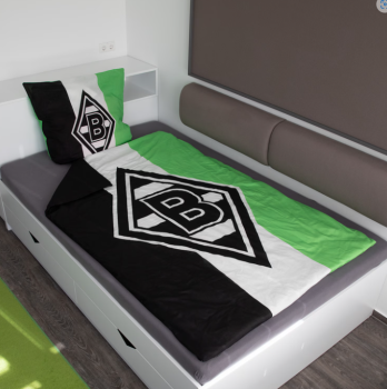 Borussia Mönchengladbach - Wende-Bettwäsche Schrägstreifen